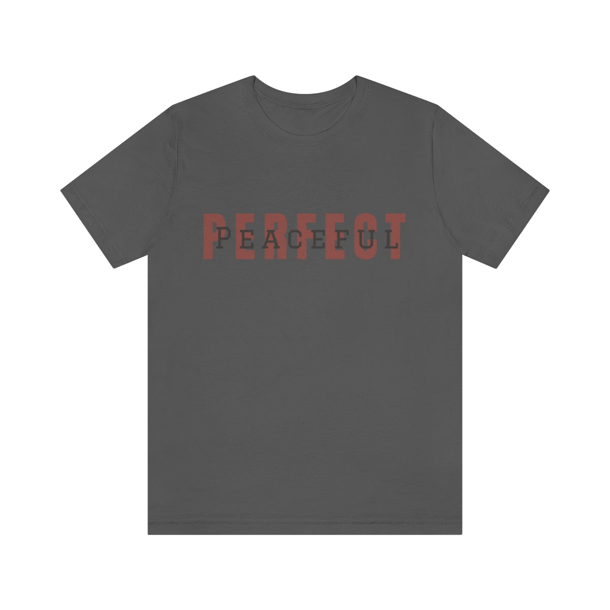 Perfect/Peaceful Logo Jersey Short Sleeve Tee