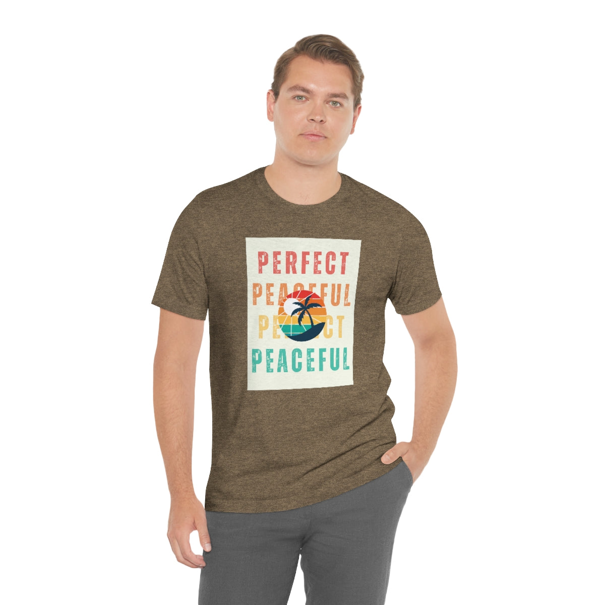 Perfect/Peaceful Unisex Jersey Short Sleeve Tee