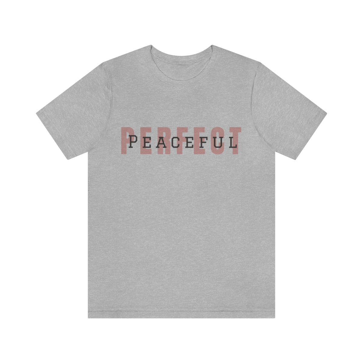 Perfect/Peaceful Logo Jersey Short Sleeve Tee