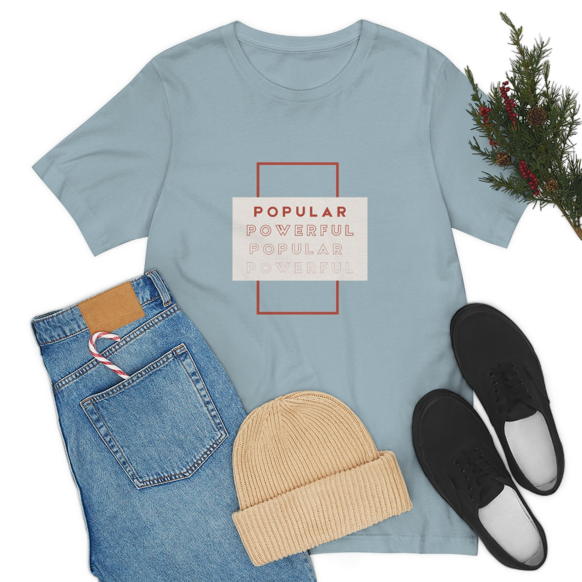 Popular/Powerful Jersey Short Sleeve Tee