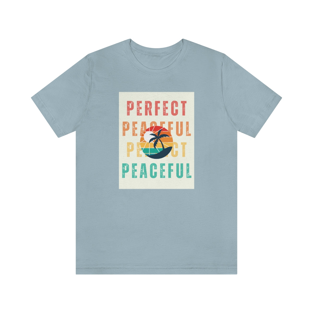 Perfect/Peaceful Unisex Jersey Short Sleeve Tee