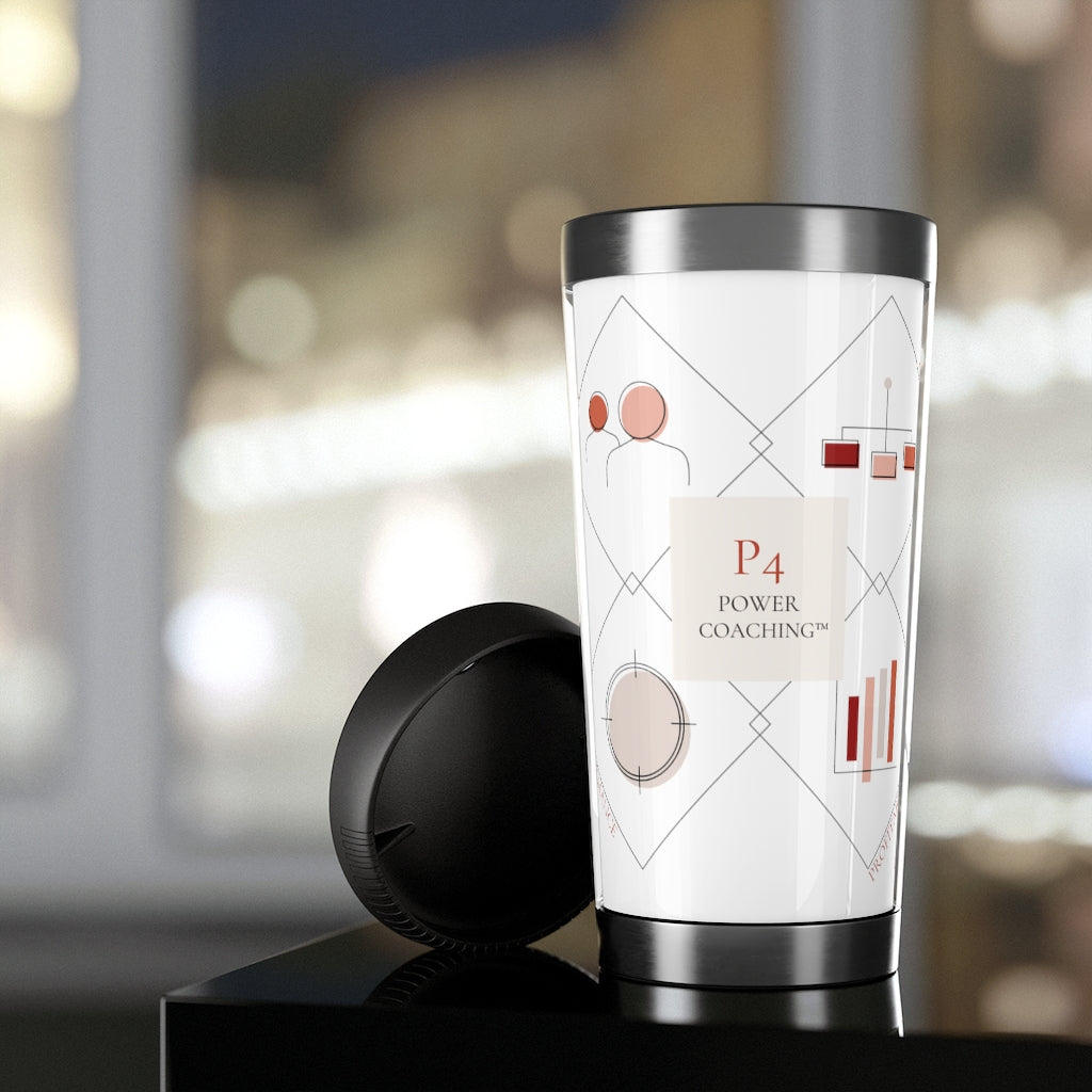 P4 Power Coaching™ Stainless Steel Travel Mug with Insert