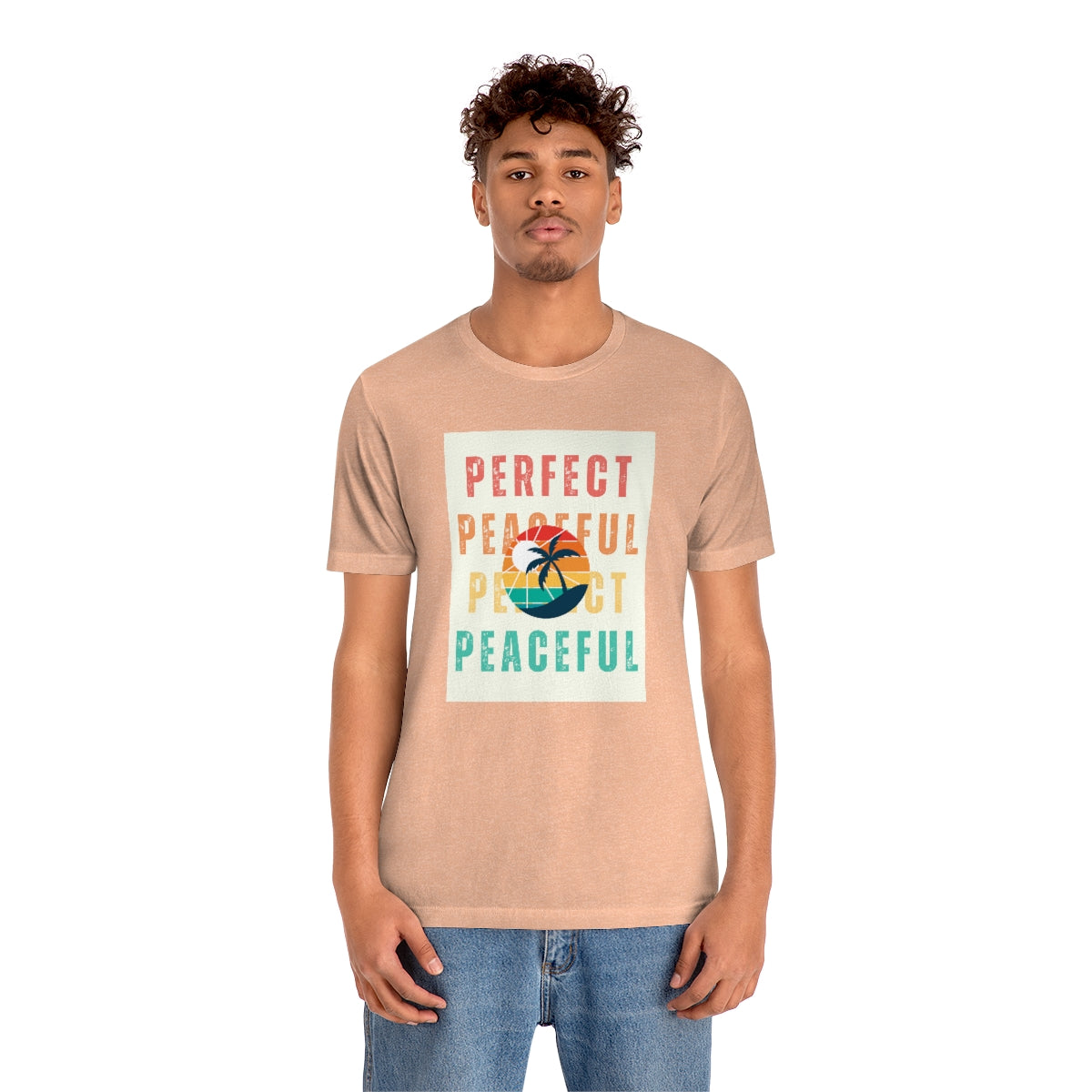 Perfect/Peaceful Unisex Jersey Short Sleeve Tee