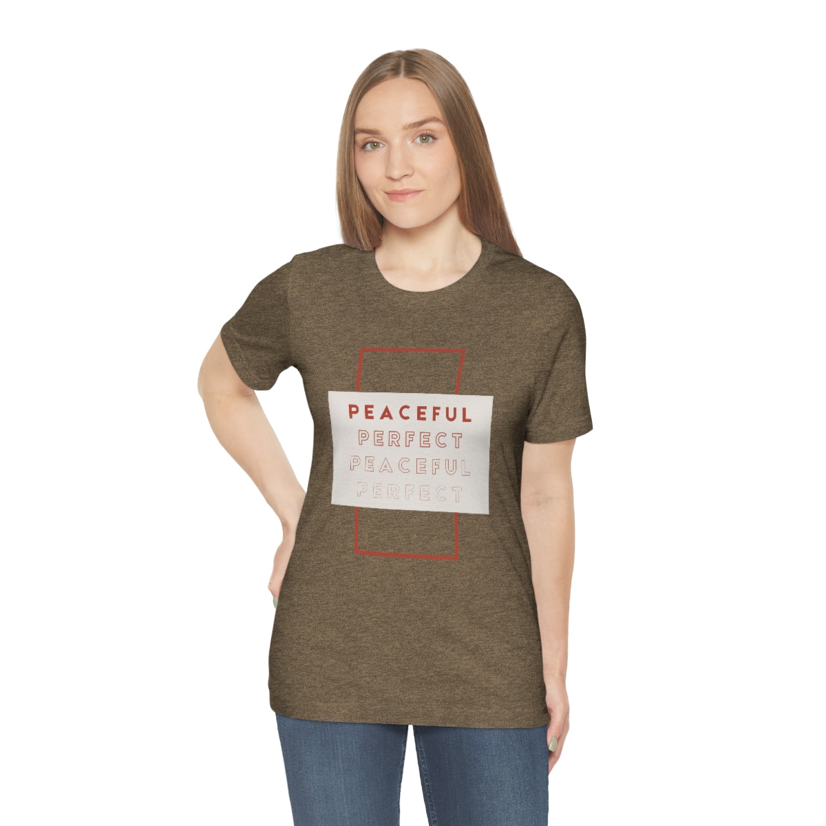 Peaceful/Perfect Jersey Short Sleeve Tee