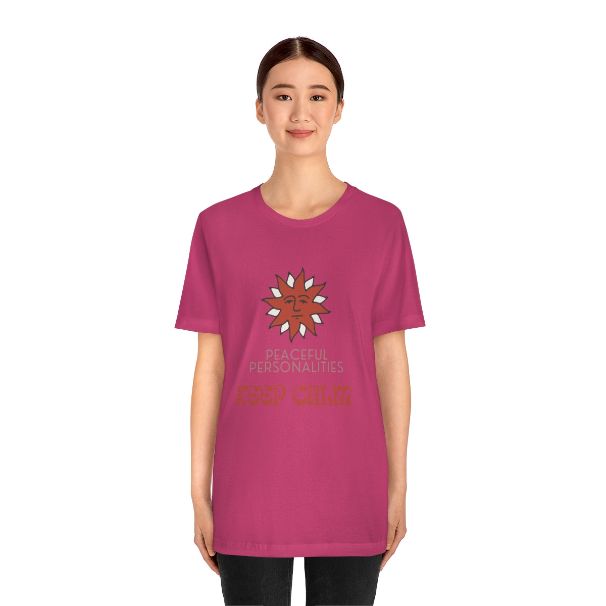 Keep Calm Jersey Short Sleeve Tee