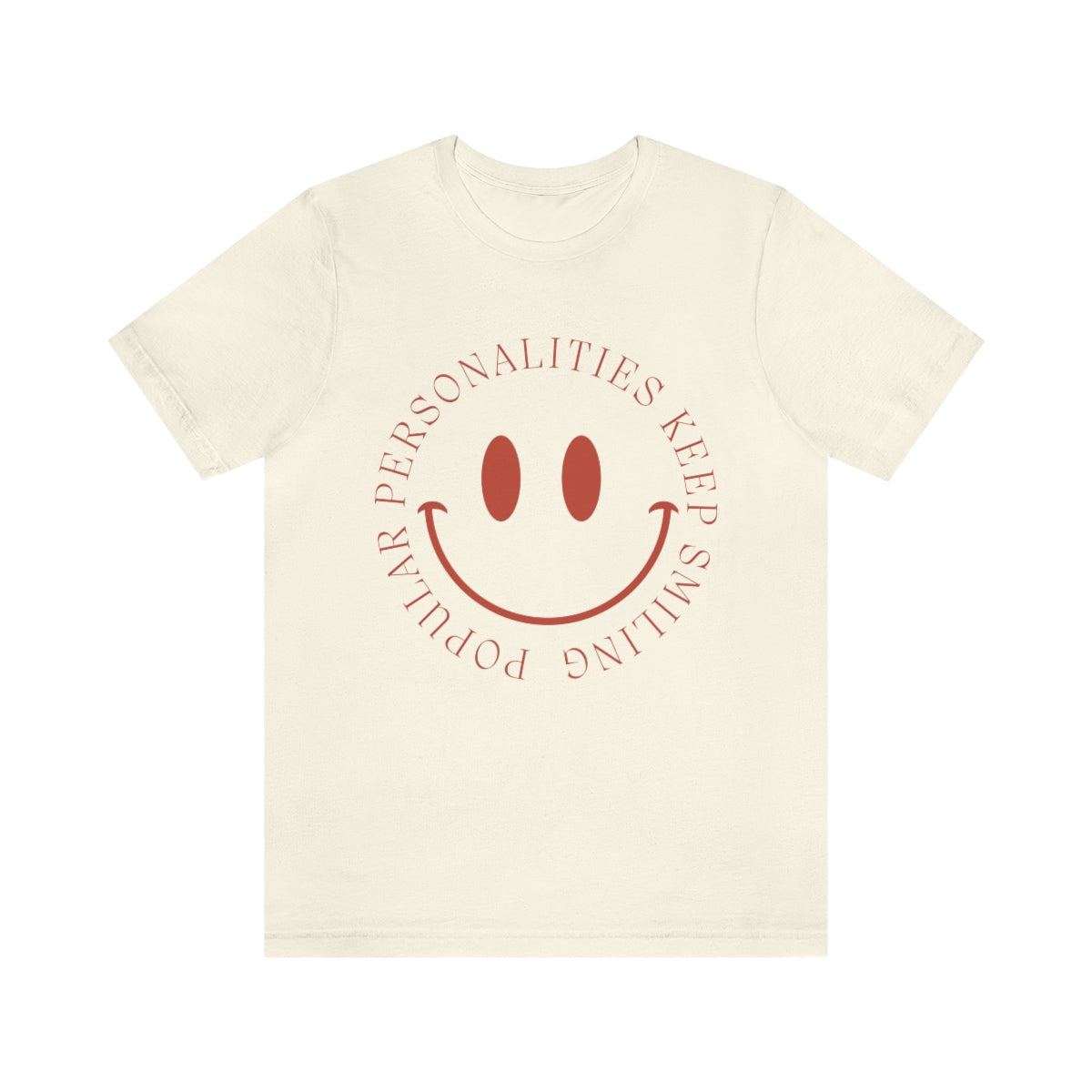 Keep Smiling Jersey Short Sleeve Tee