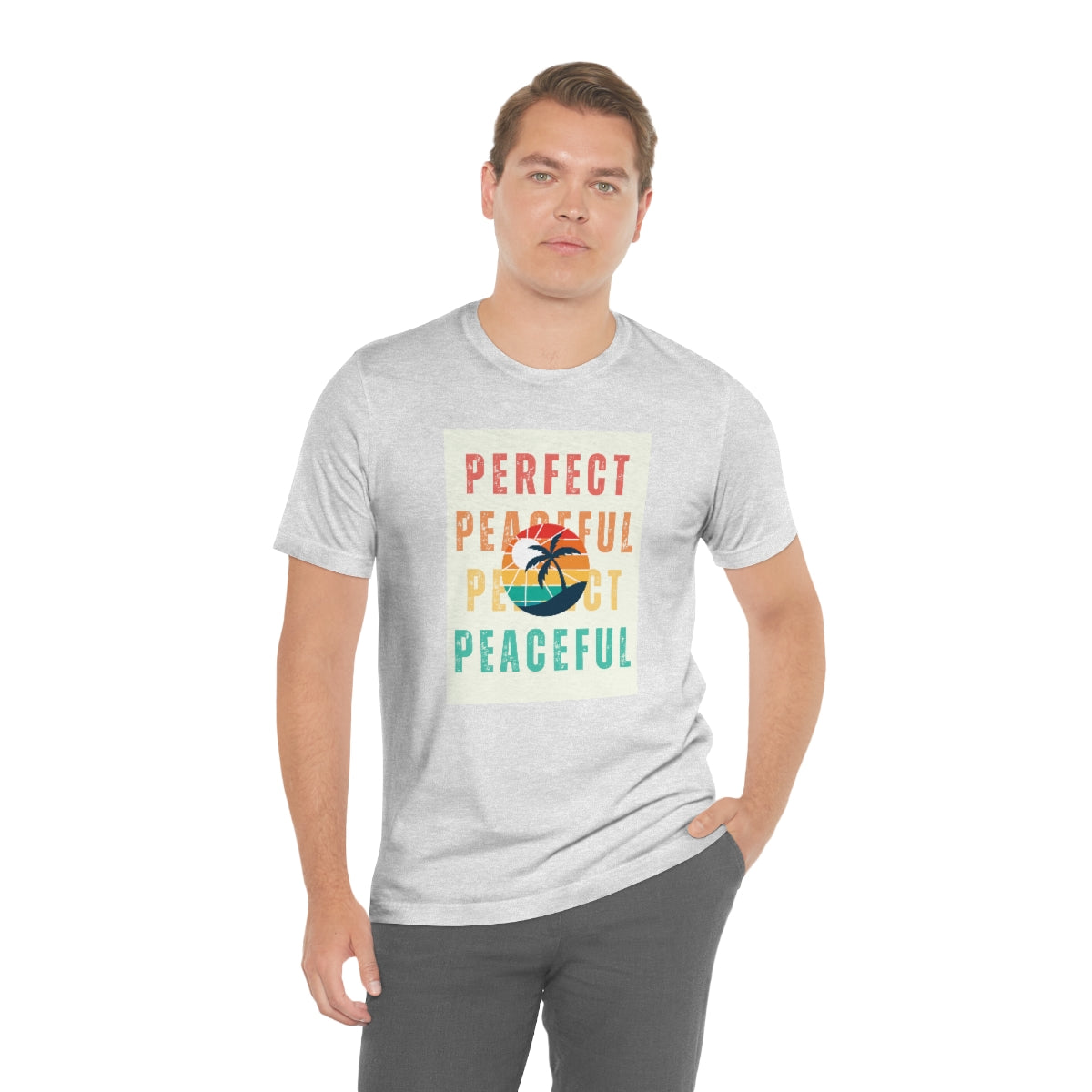 Perfect/Peaceful Unisex Jersey Short Sleeve Tee