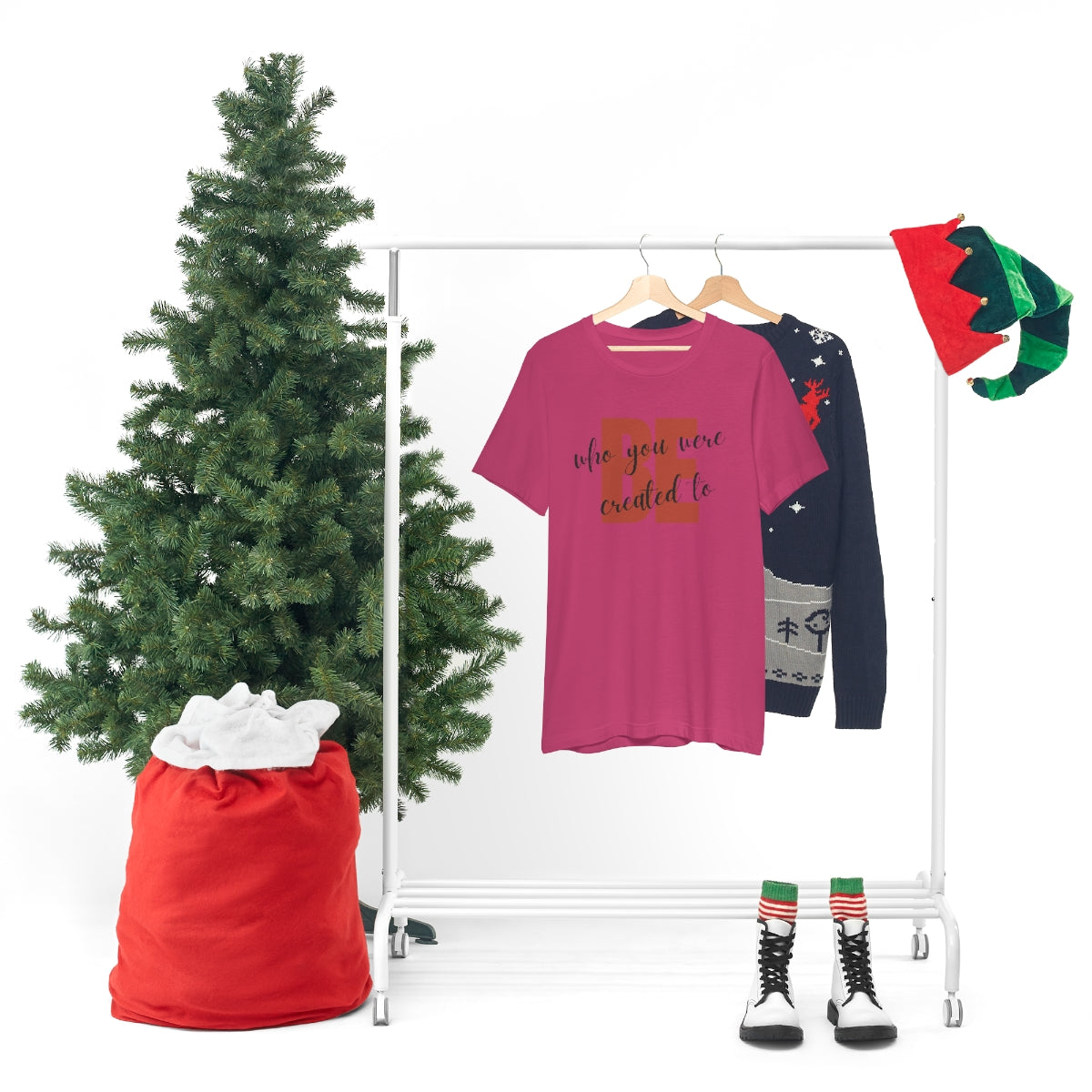 Be Who You Were Created To Be Jersey Short Sleeve Tee