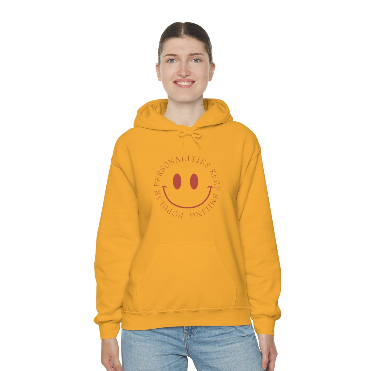 Keep Smiling Unisex Heavy Blend™ Hooded Sweatshirt