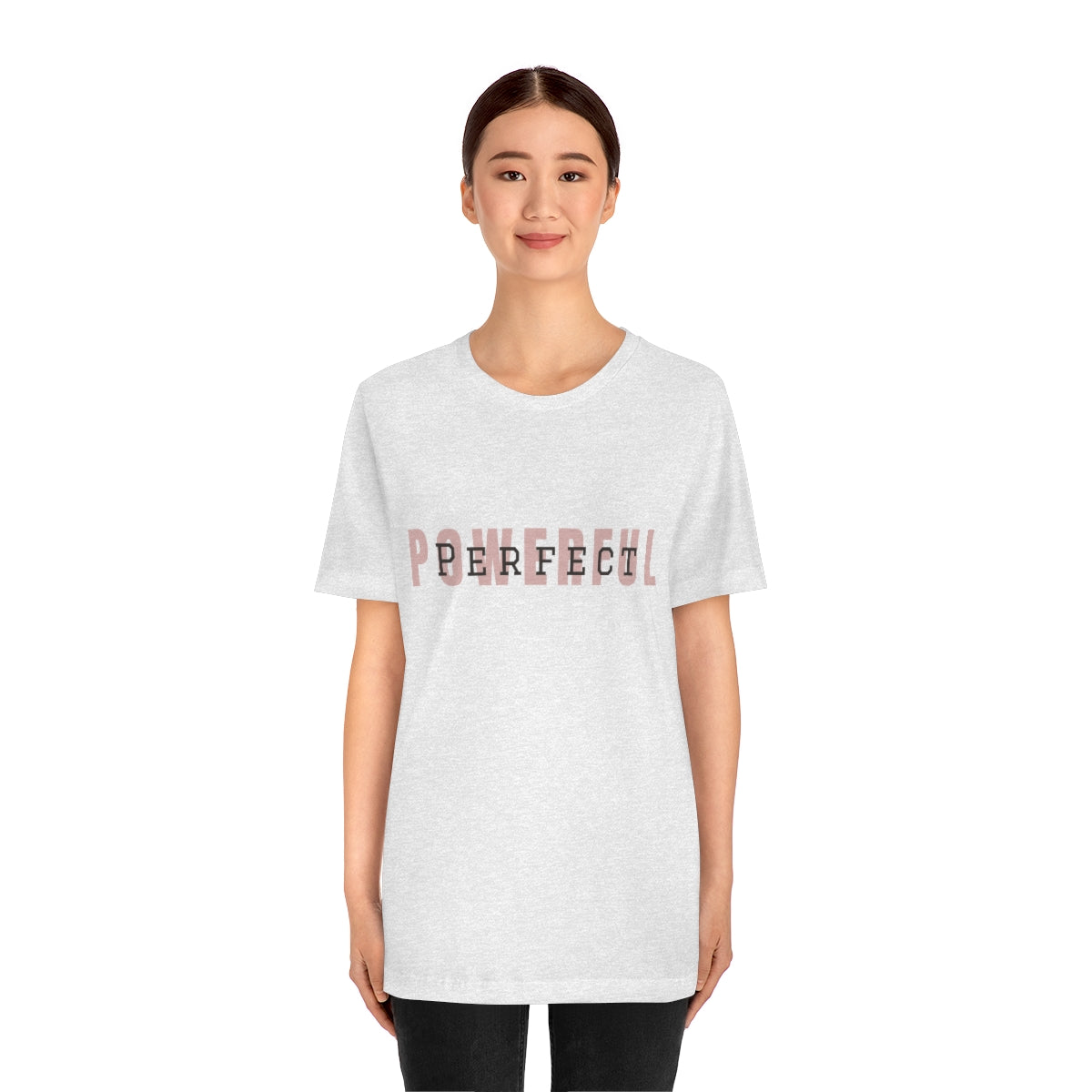 Powerful/Perfect Logo Jersey Short Sleeve Tee