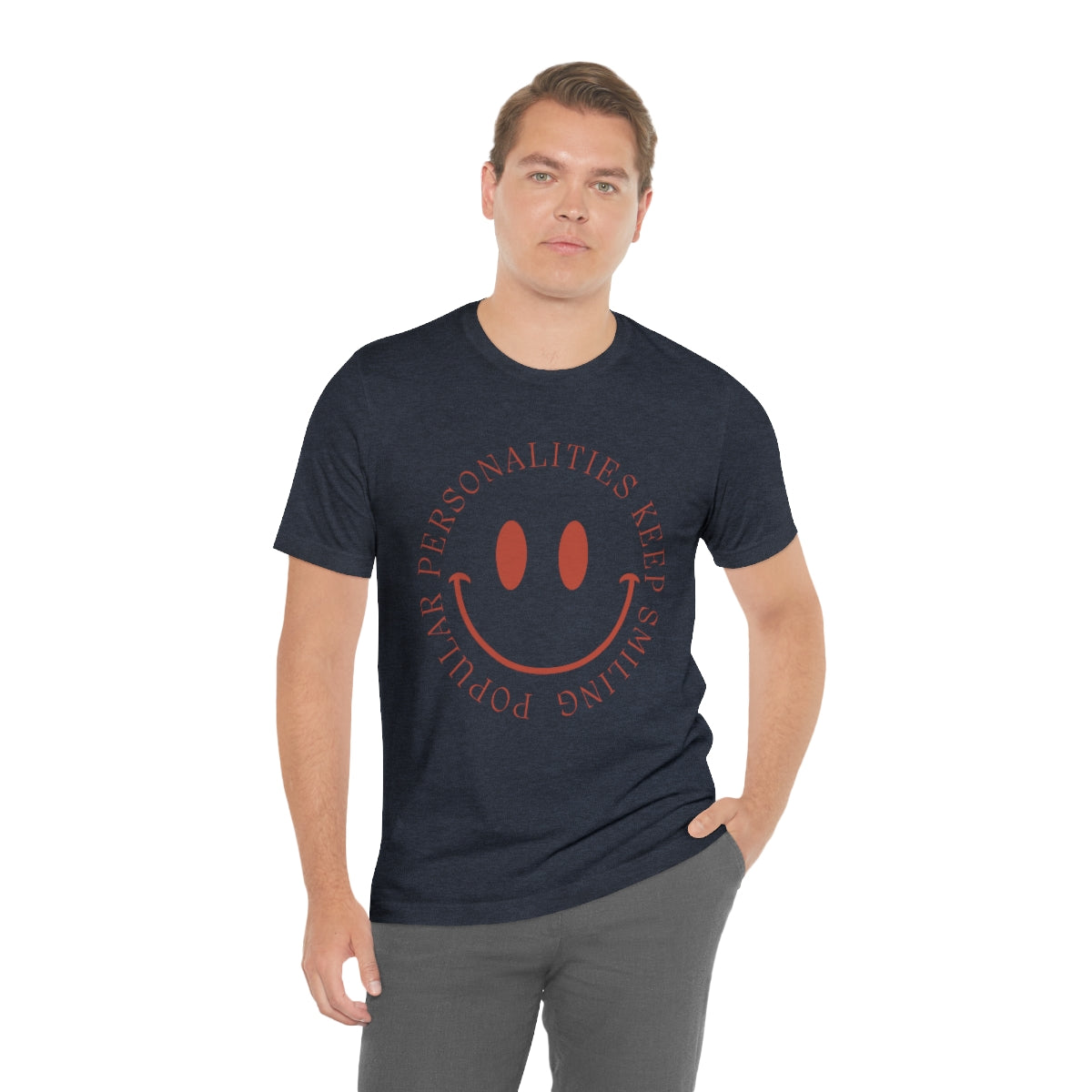 Keep Smiling Jersey Short Sleeve Tee
