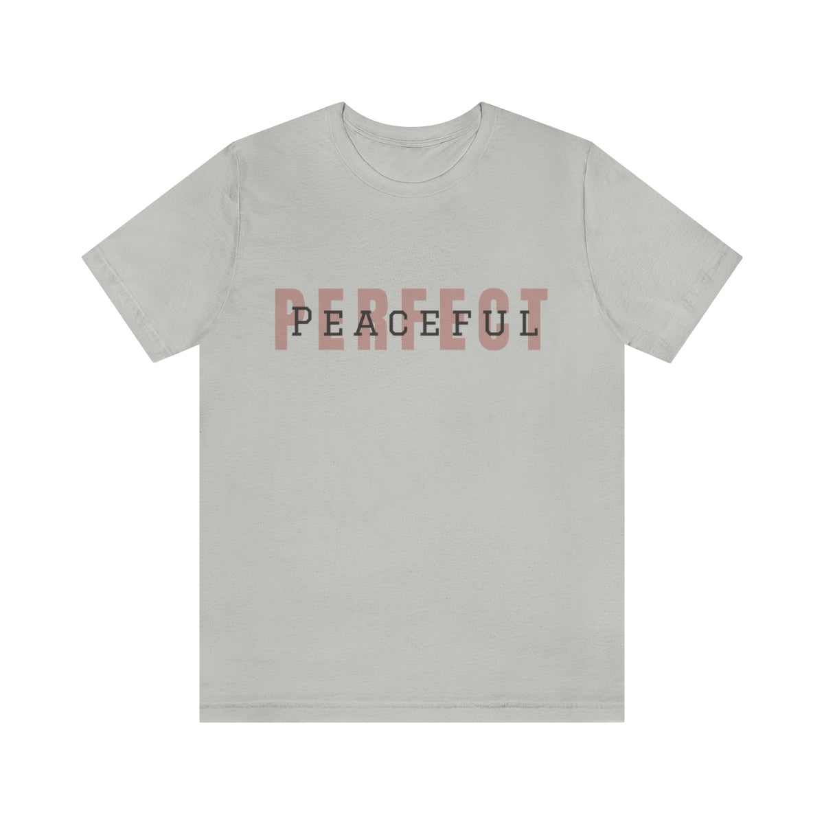 Perfect/Peaceful Logo Jersey Short Sleeve Tee