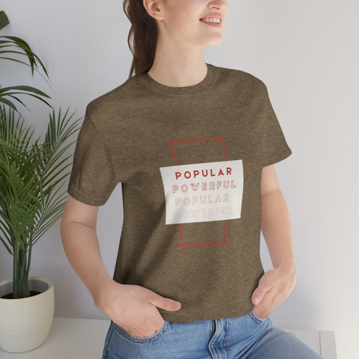 Popular/Powerful Jersey Short Sleeve Tee
