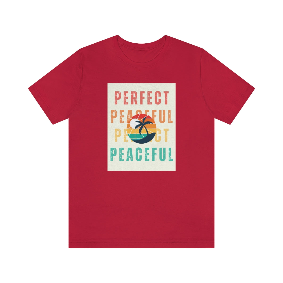 Perfect/Peaceful Unisex Jersey Short Sleeve Tee
