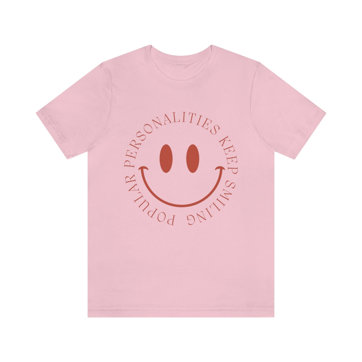 Keep Smiling Jersey Short Sleeve Tee