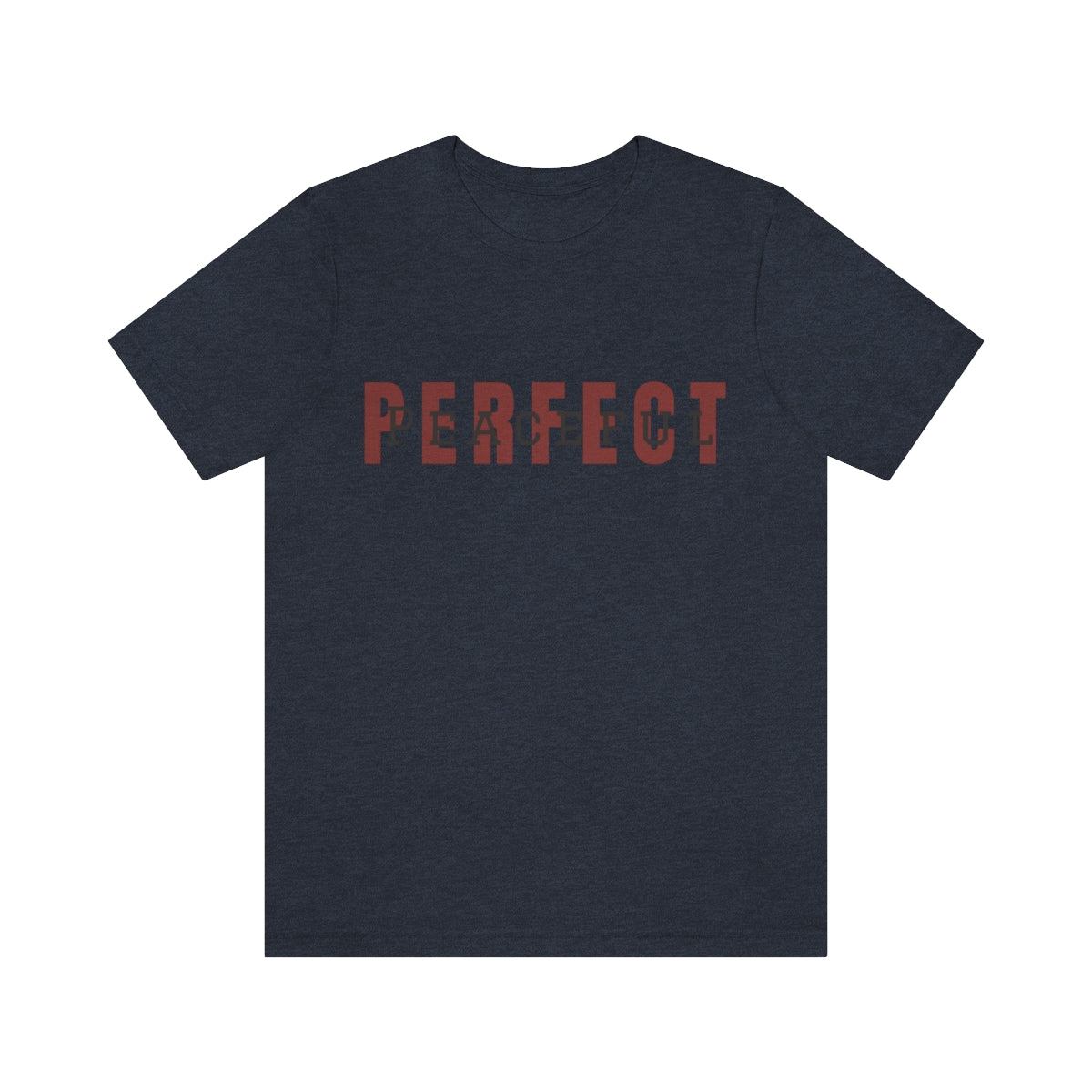 Perfect/Peaceful Logo Jersey Short Sleeve Tee