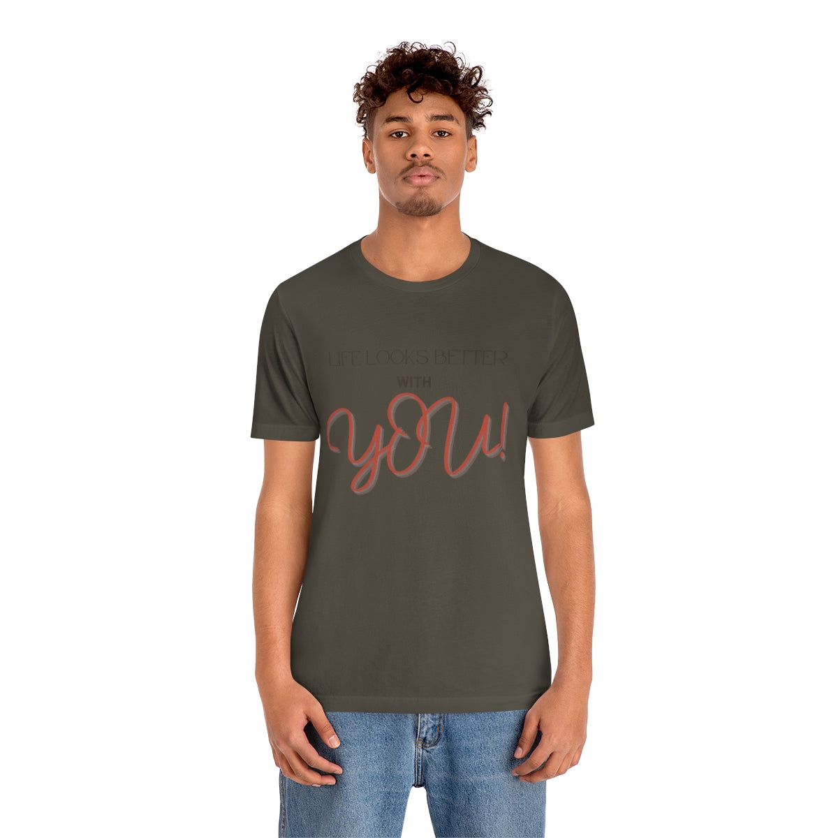 Life Looks Better With You Jersey Short Sleeve Tee