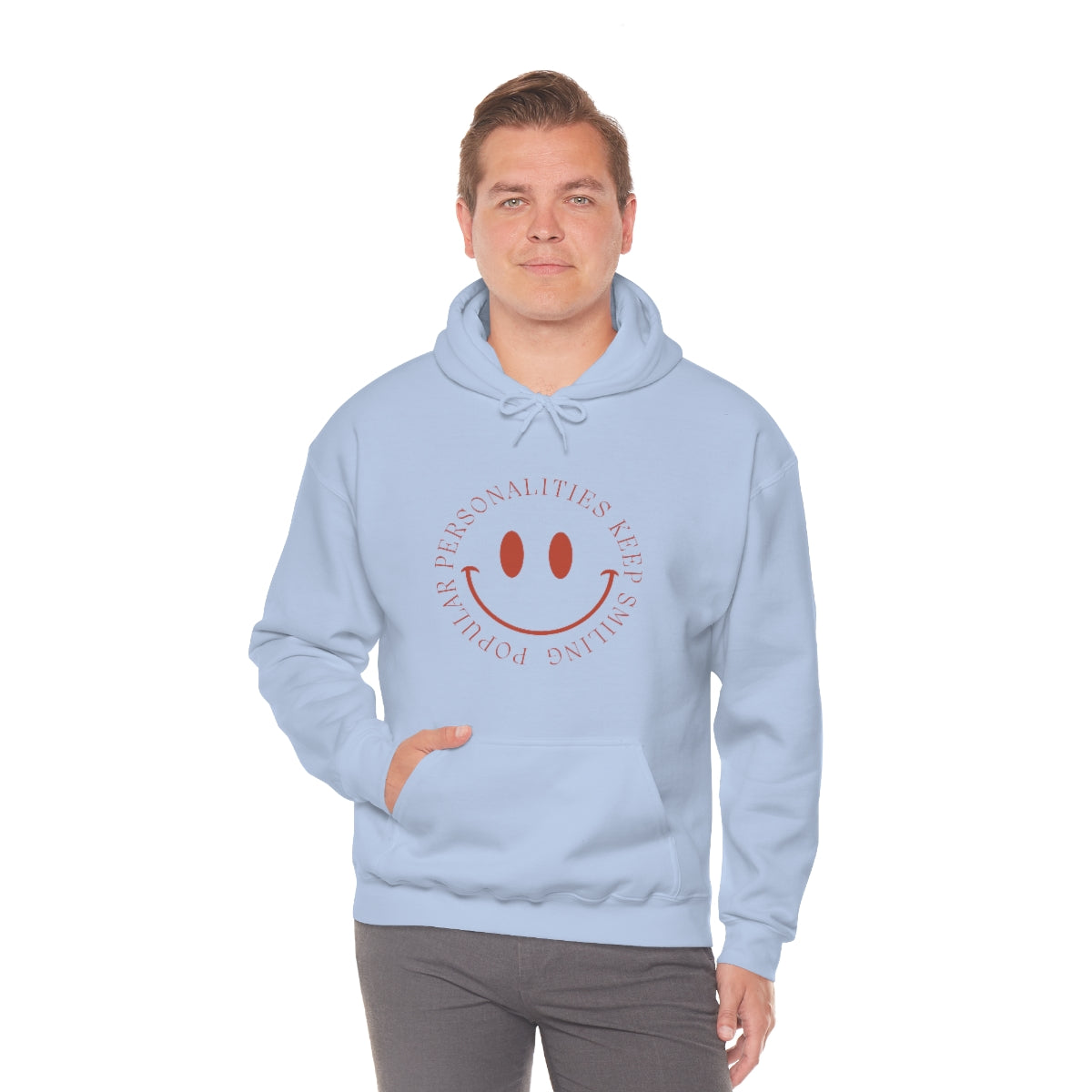Keep Smiling Unisex Heavy Blend™ Hooded Sweatshirt