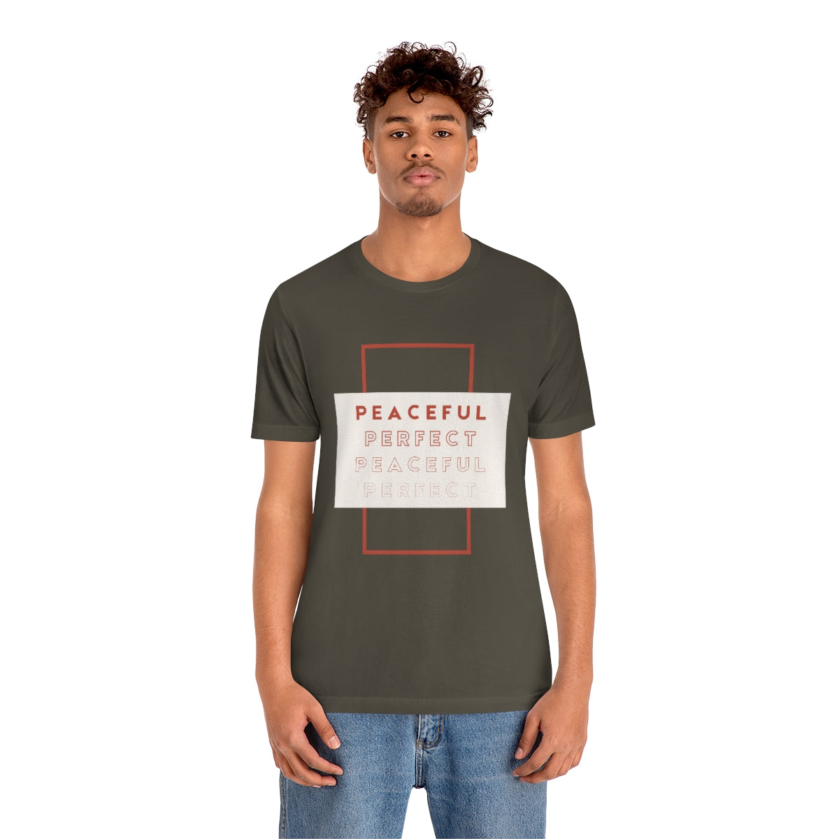Peaceful/Perfect Jersey Short Sleeve Tee