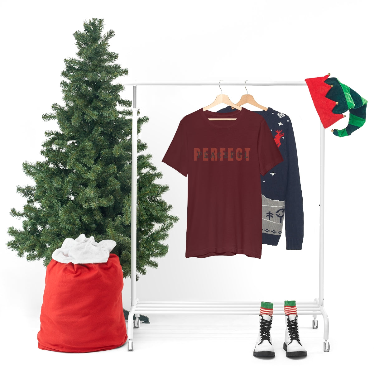 Perfect/Peaceful Logo Jersey Short Sleeve Tee