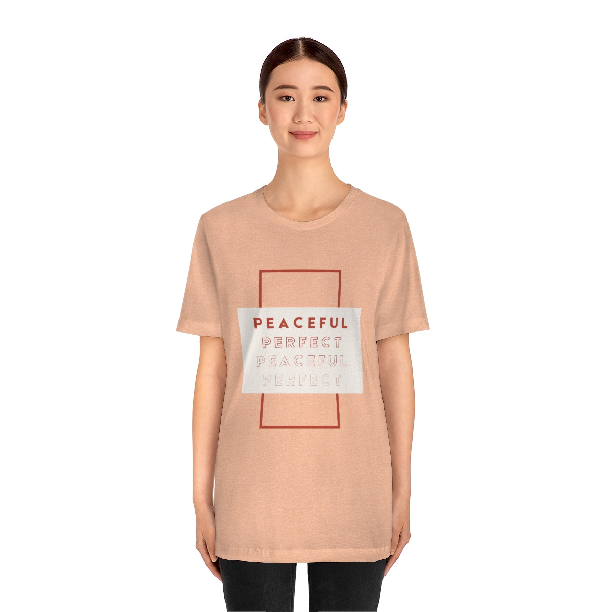 Peaceful/Perfect Jersey Short Sleeve Tee