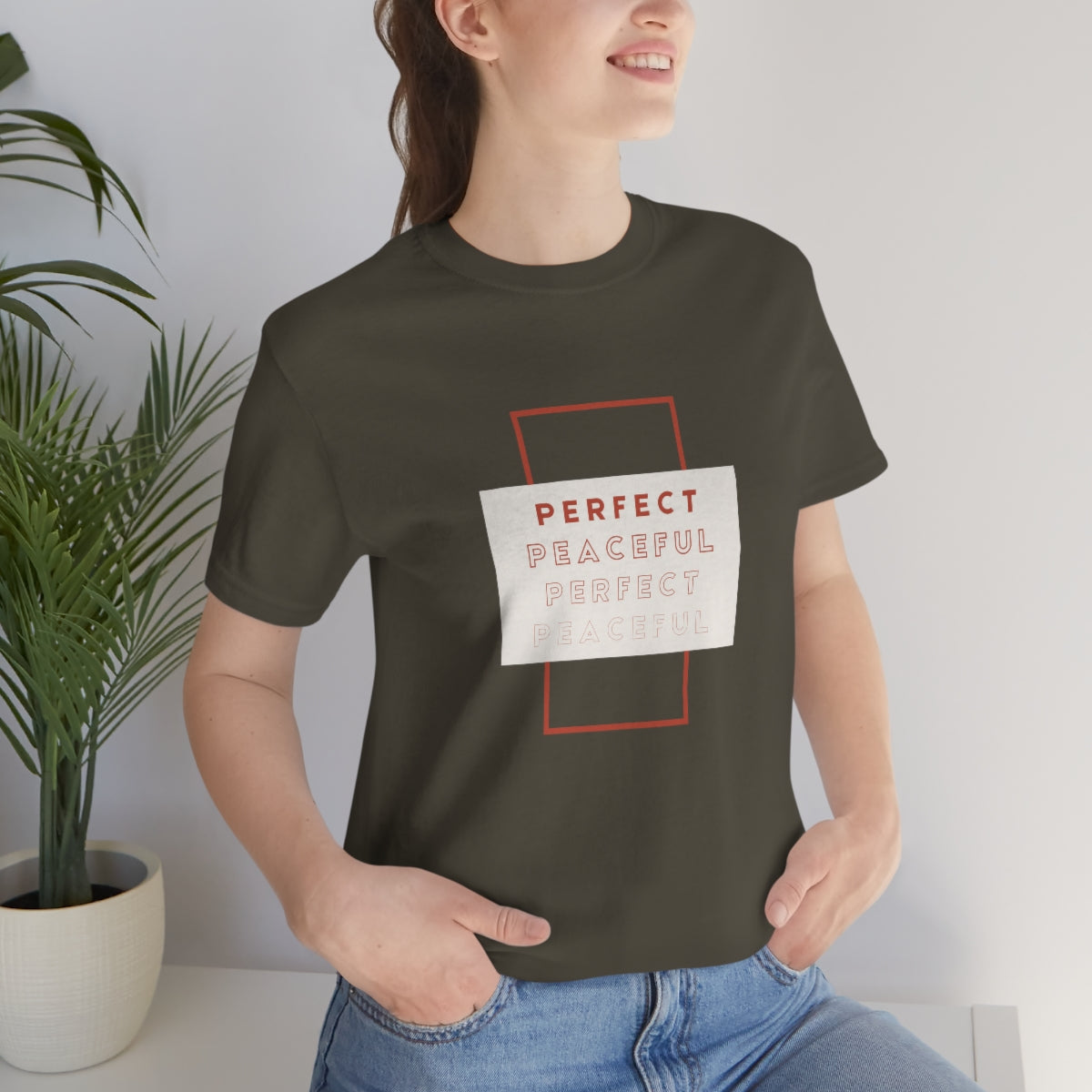 Perfect/Peaceful Jersey Short Sleeve Tee