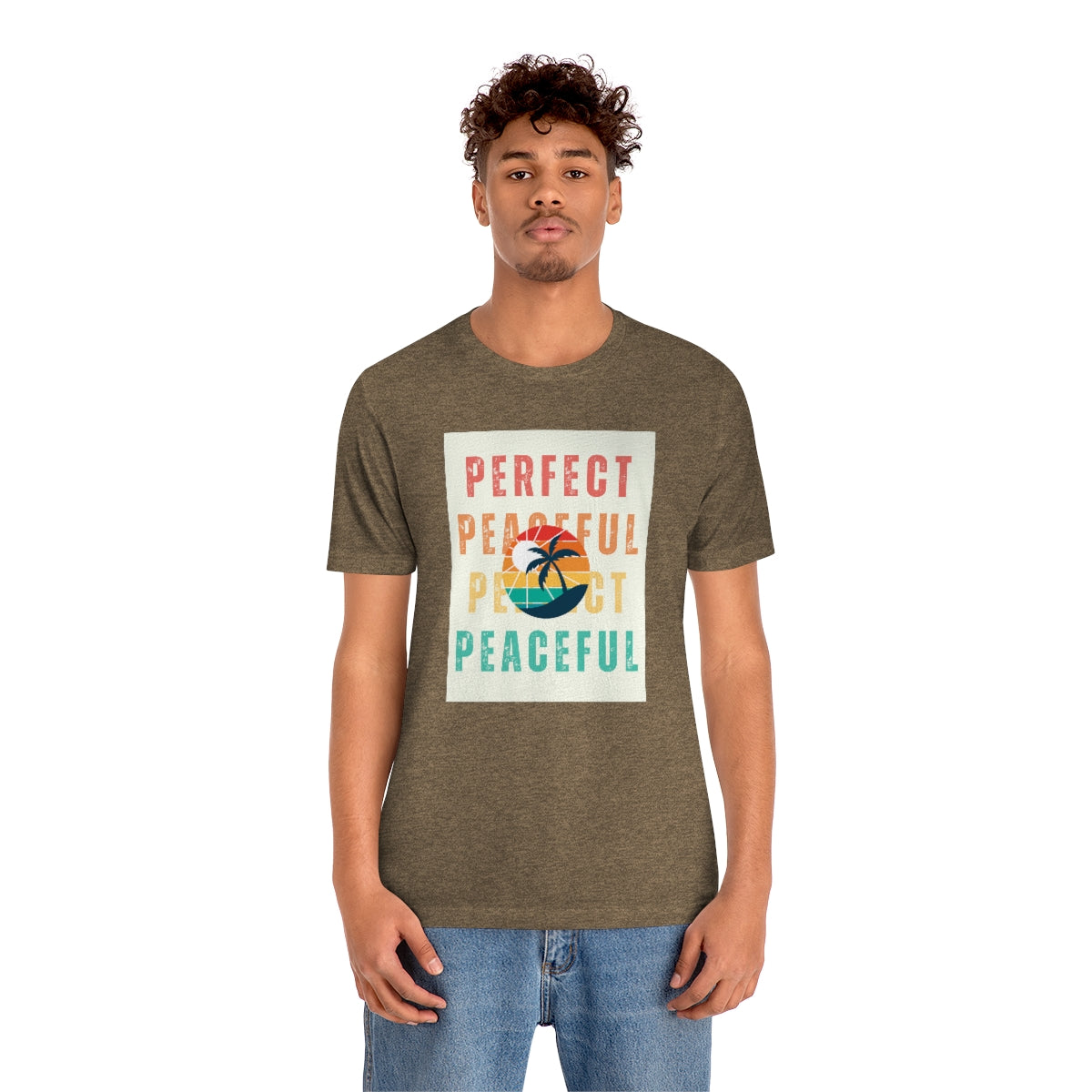 Perfect/Peaceful Unisex Jersey Short Sleeve Tee