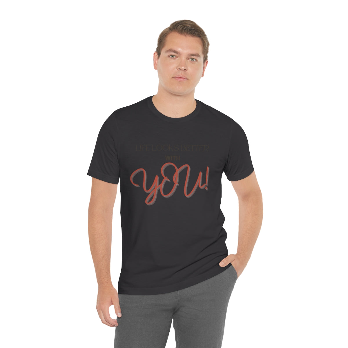 Life Looks Better With You Jersey Short Sleeve Tee