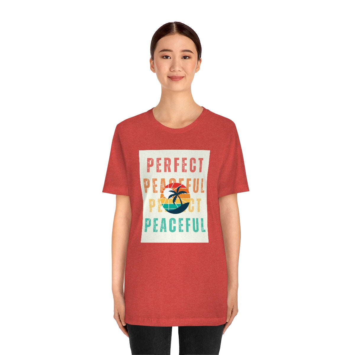 Perfect/Peaceful Unisex Jersey Short Sleeve Tee