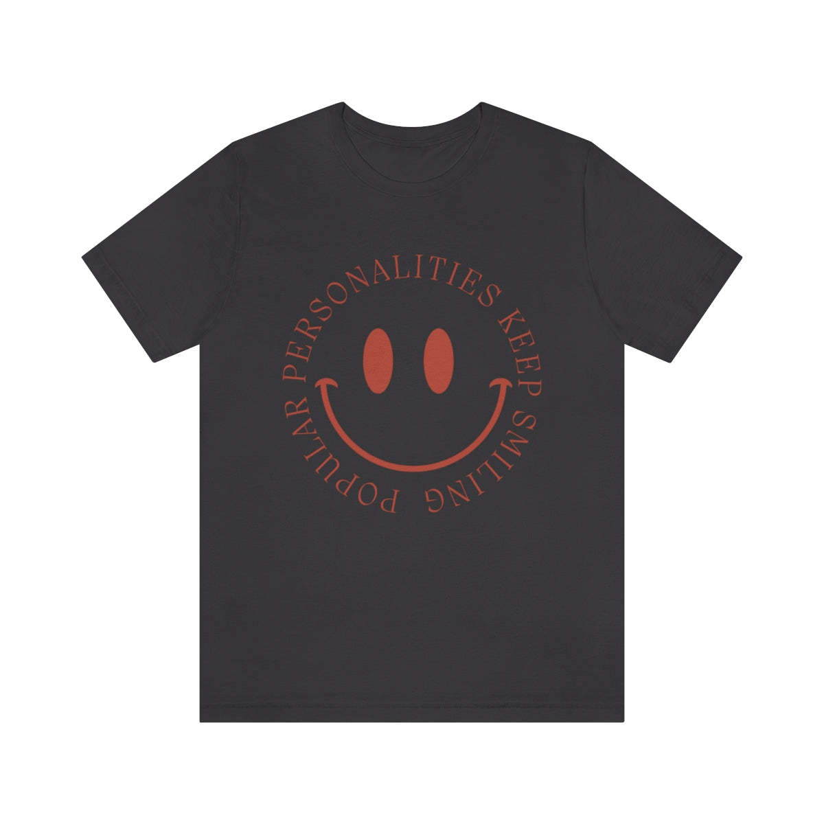 Keep Smiling Jersey Short Sleeve Tee