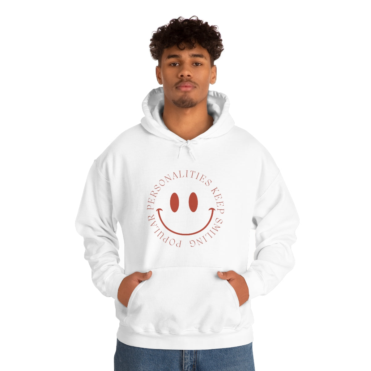 Keep Smiling Unisex Heavy Blend™ Hooded Sweatshirt