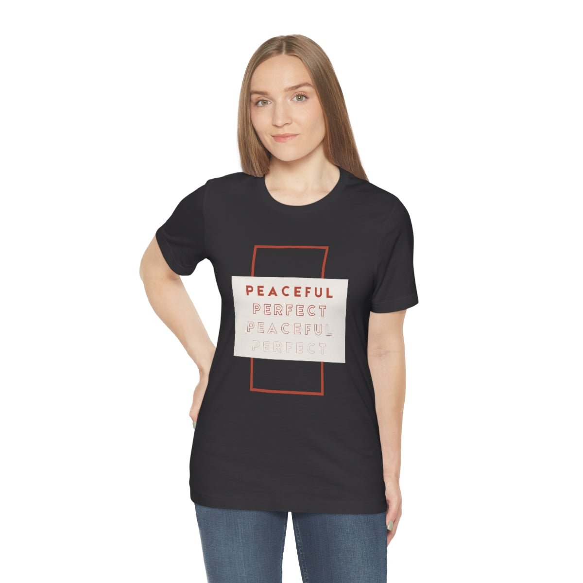 Peaceful/Perfect Jersey Short Sleeve Tee