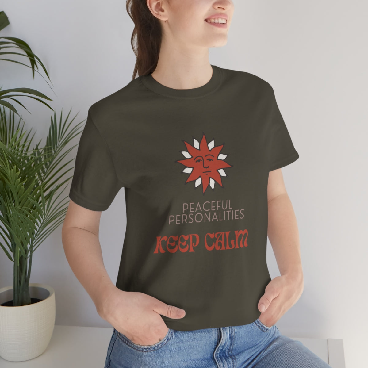 Keep Calm Jersey Short Sleeve Tee