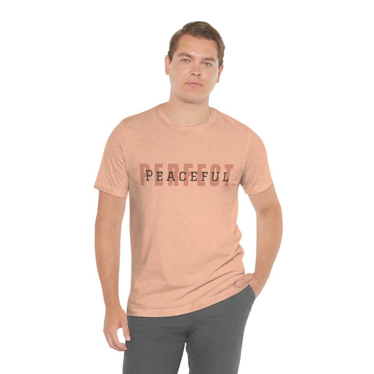 Perfect/Peaceful Logo Jersey Short Sleeve Tee