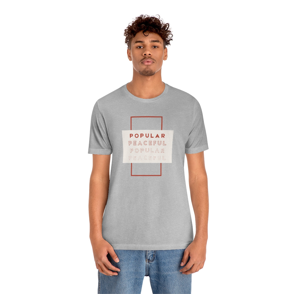 Popular/Peaceful Jersey Short Sleeve Tee