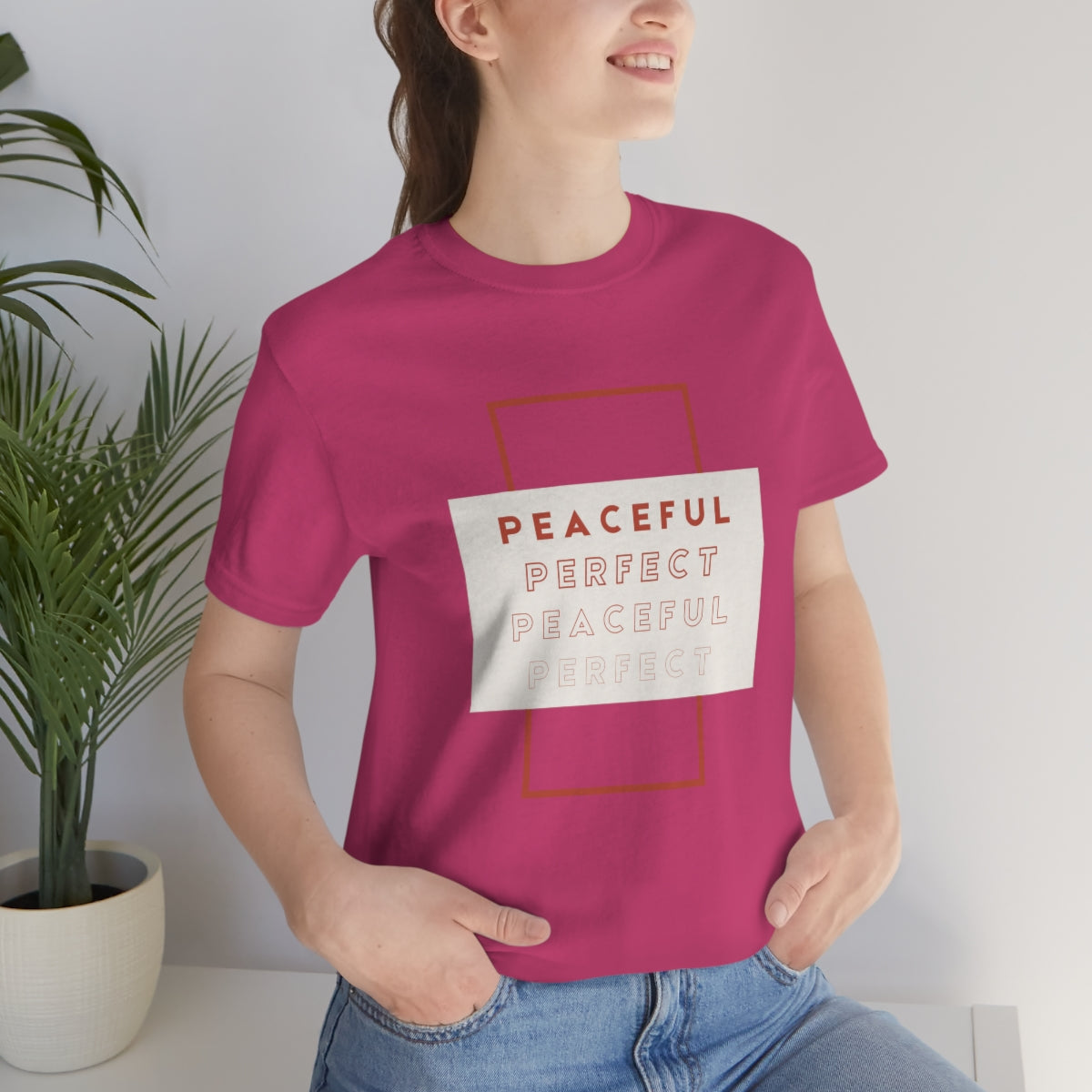 Peaceful/Perfect Jersey Short Sleeve Tee