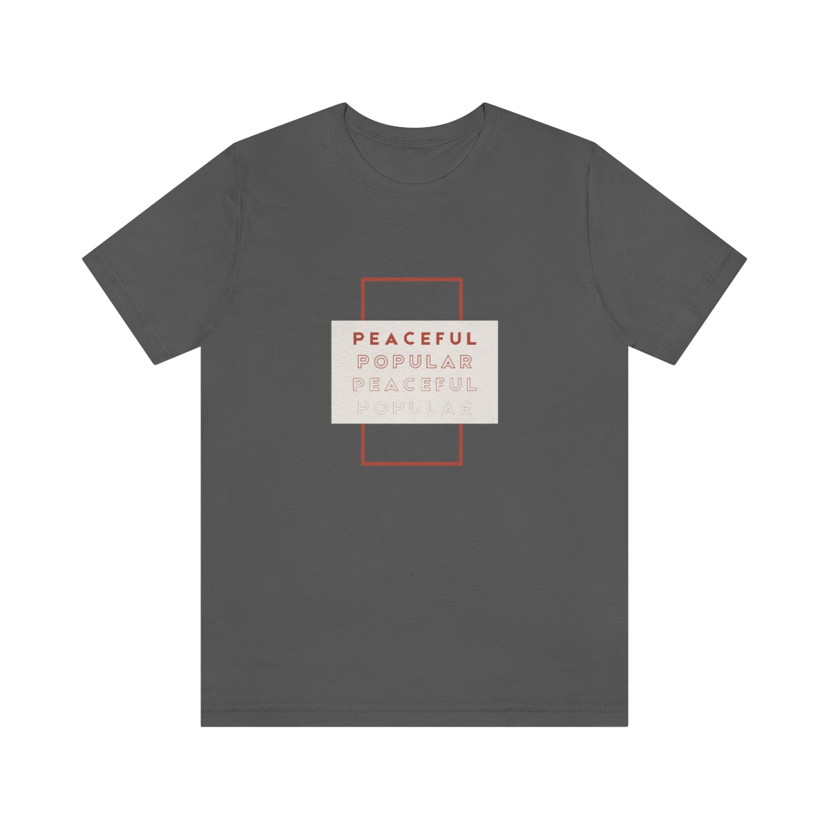 Peaceful/Popular Jersey Short Sleeve Tee