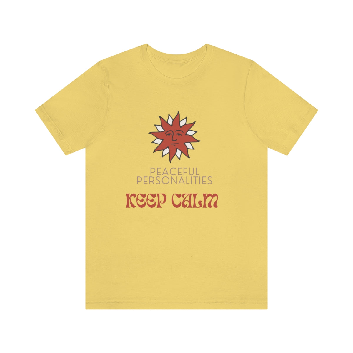 Keep Calm Jersey Short Sleeve Tee