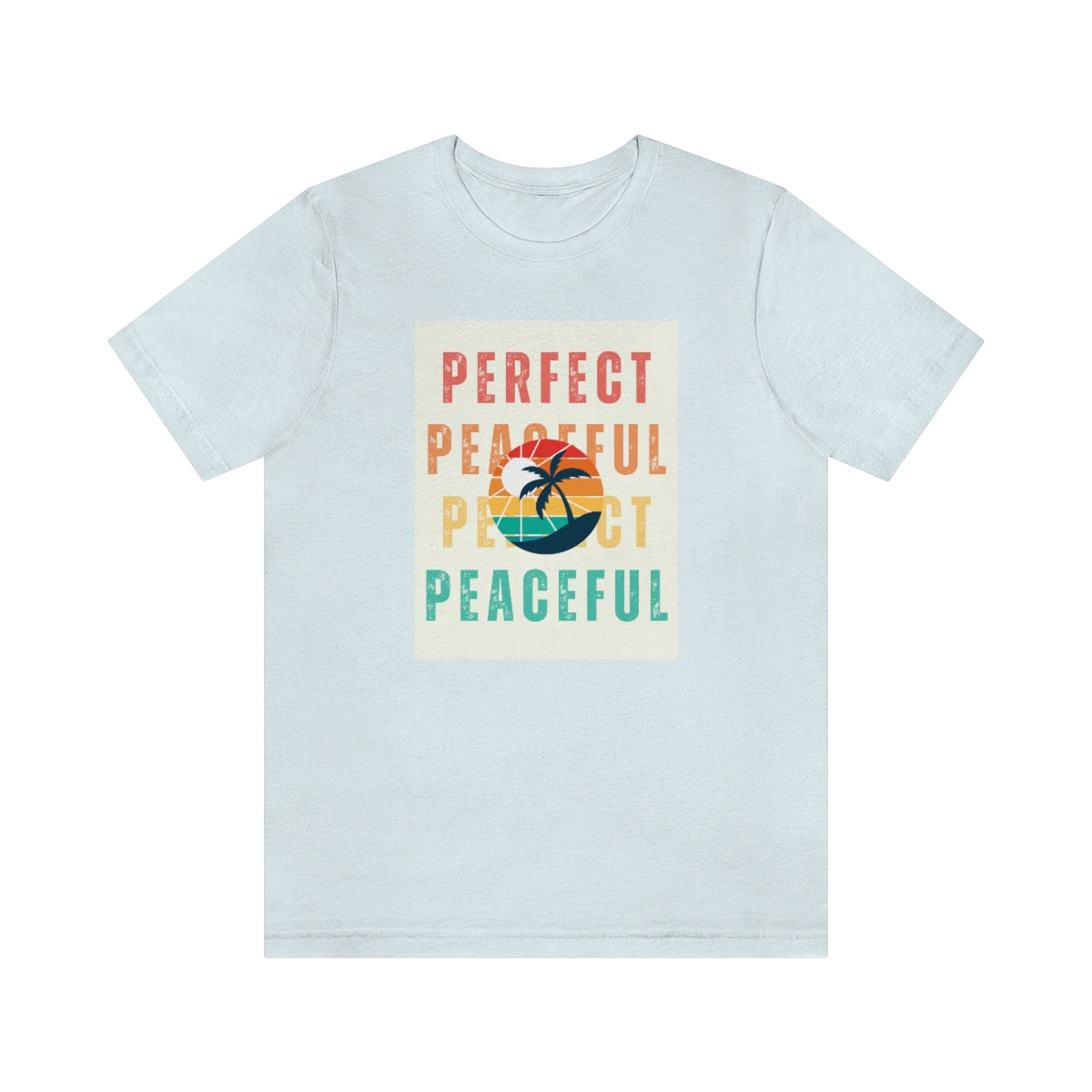 Perfect/Peaceful Unisex Jersey Short Sleeve Tee