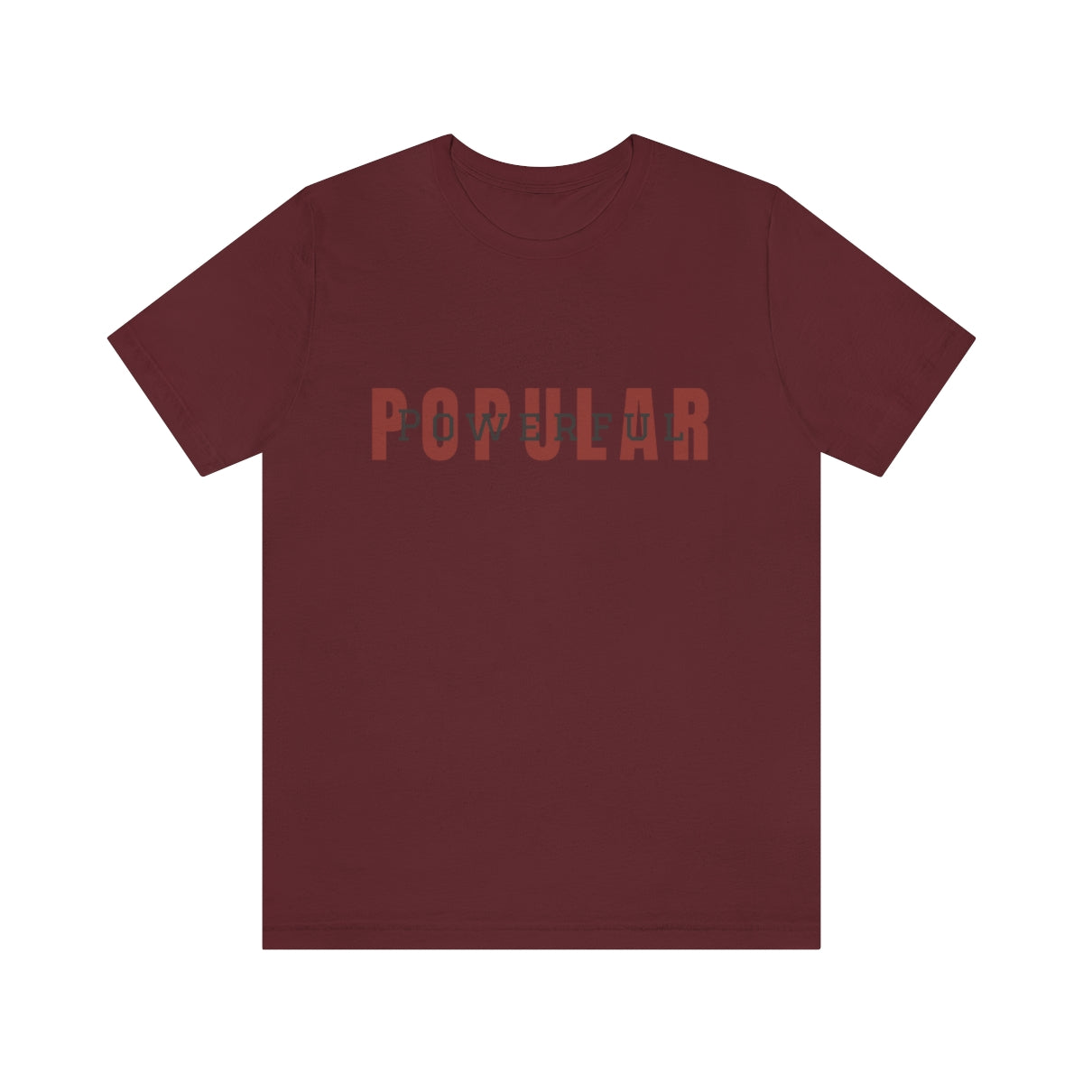 Popular/Powerful Logo Jersey Short Sleeve Tee