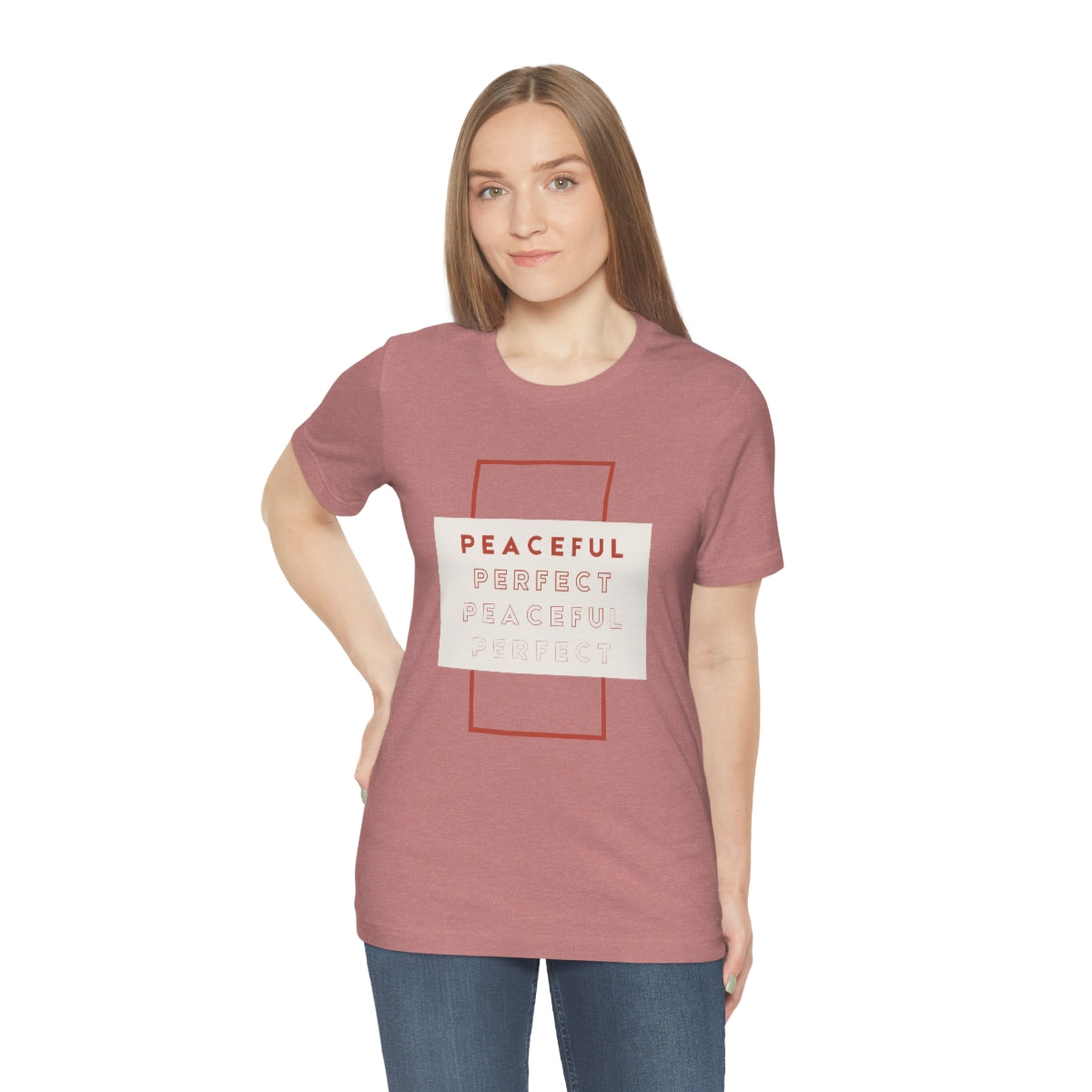 Peaceful/Perfect Jersey Short Sleeve Tee