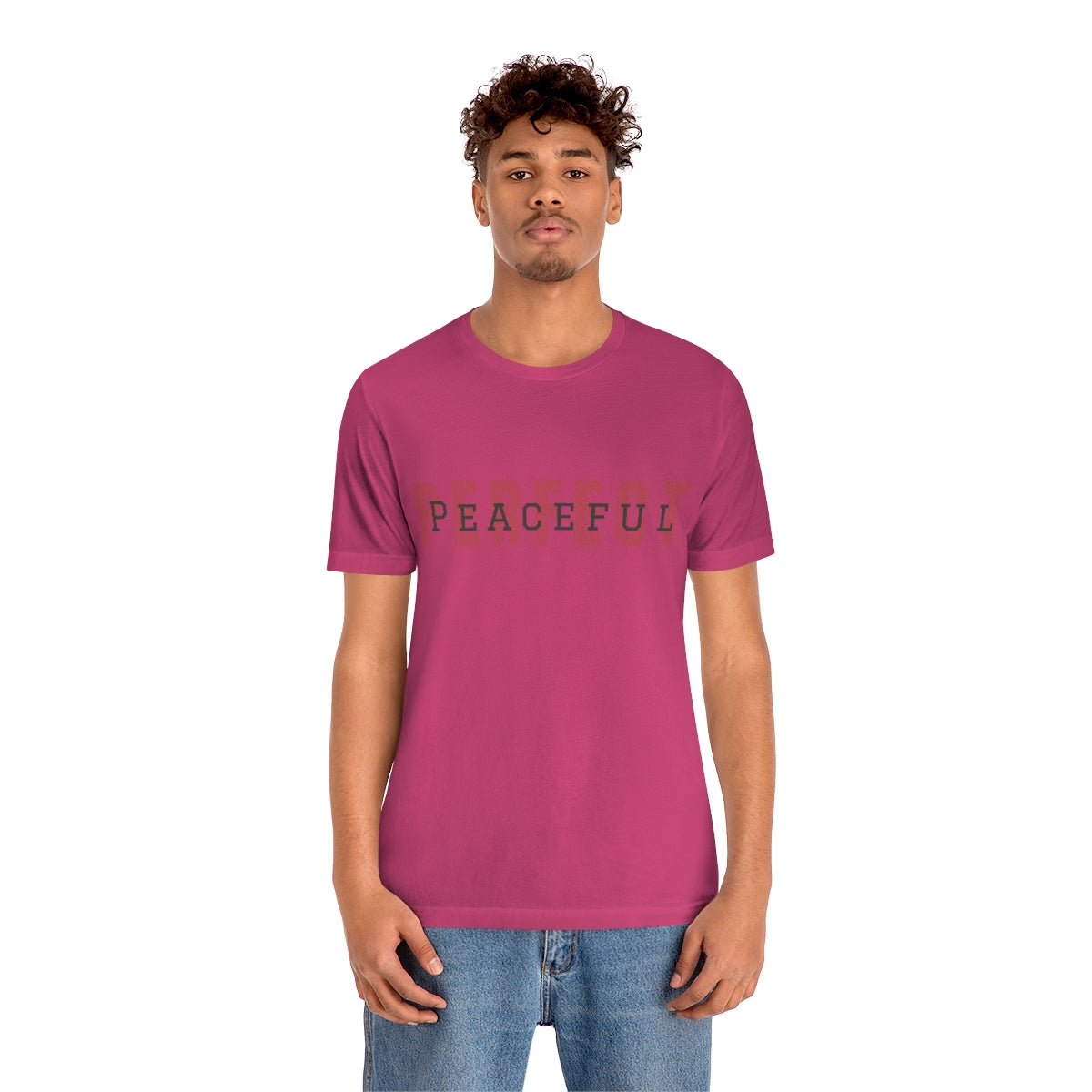 Perfect/Peaceful Logo Jersey Short Sleeve Tee