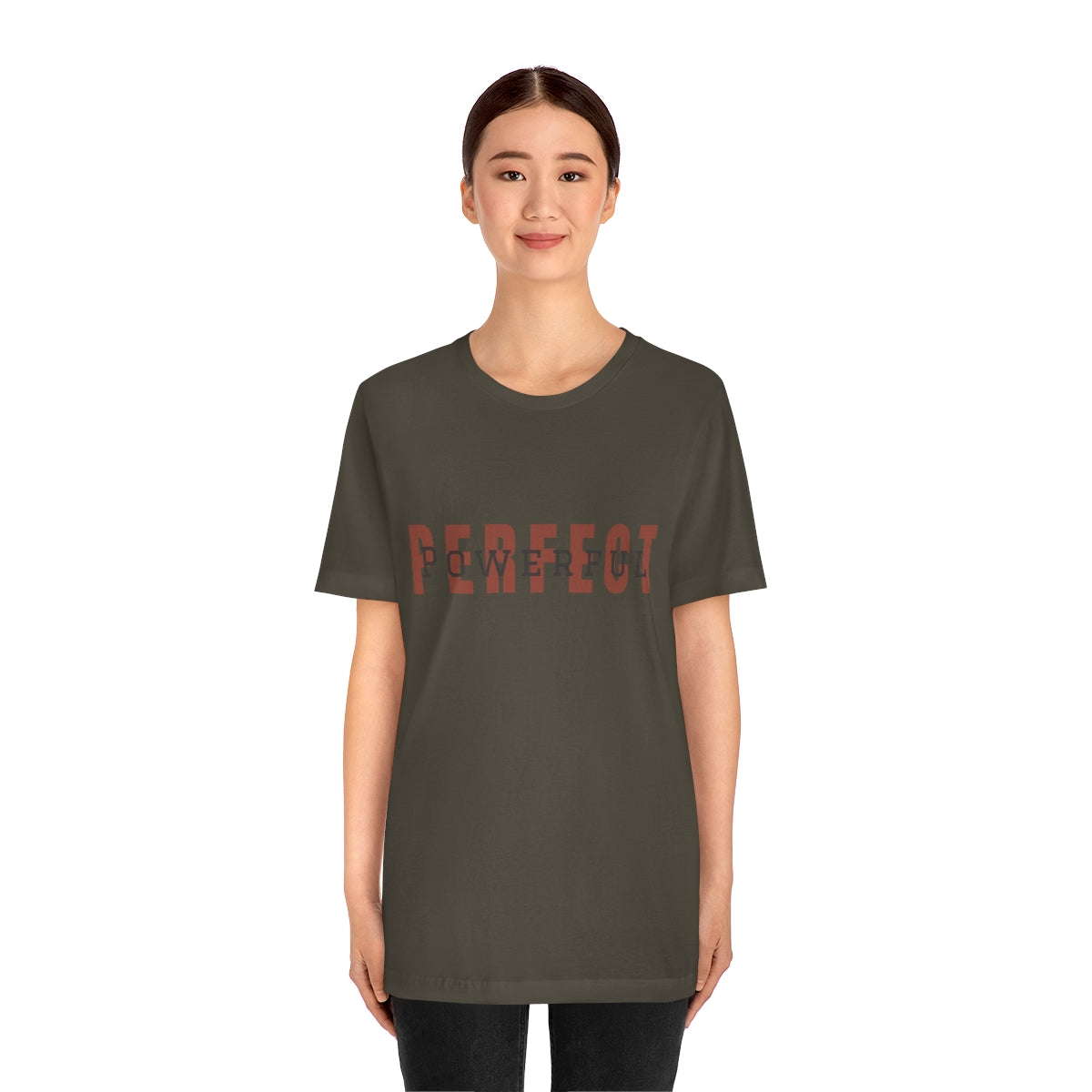 Perfect/Powerful Logo Jersey Short Sleeve Tee