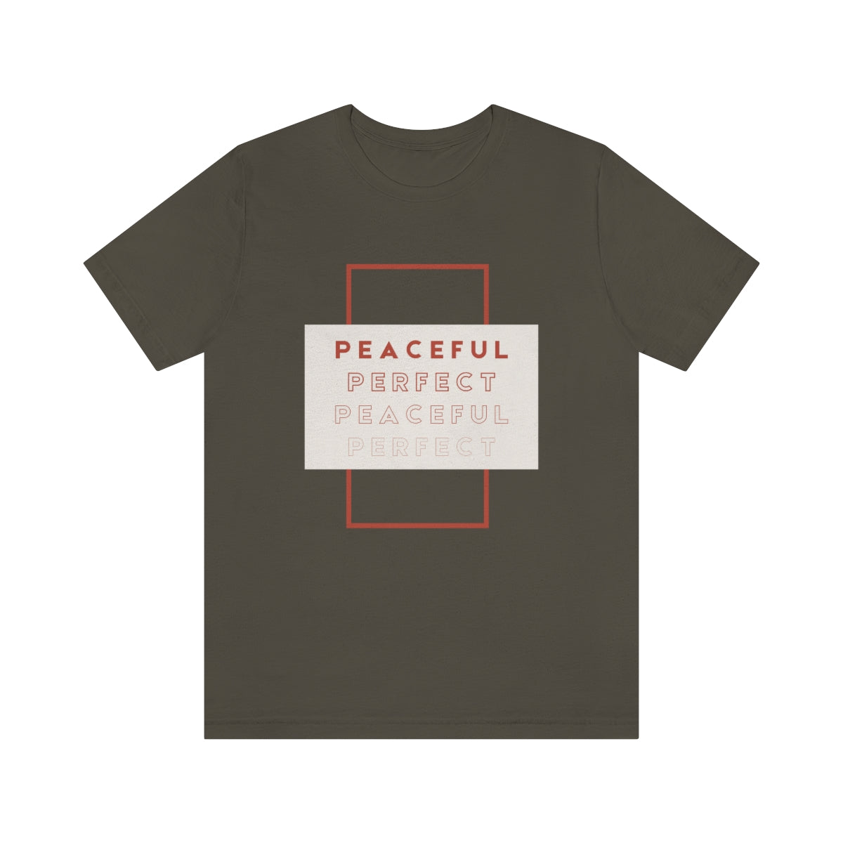 Peaceful/Perfect Jersey Short Sleeve Tee