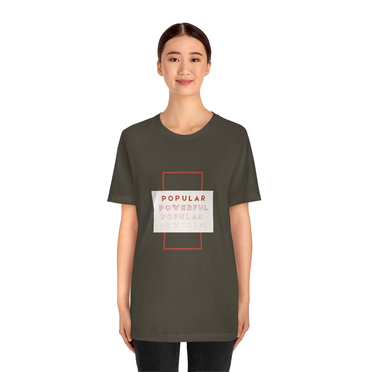 Popular/Powerful Jersey Short Sleeve Tee