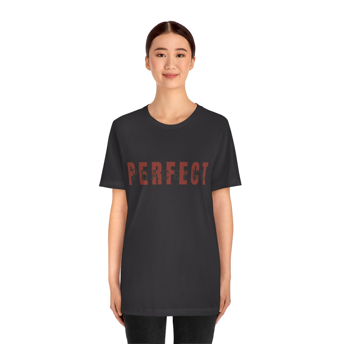 Perfect/Peaceful Logo Jersey Short Sleeve Tee