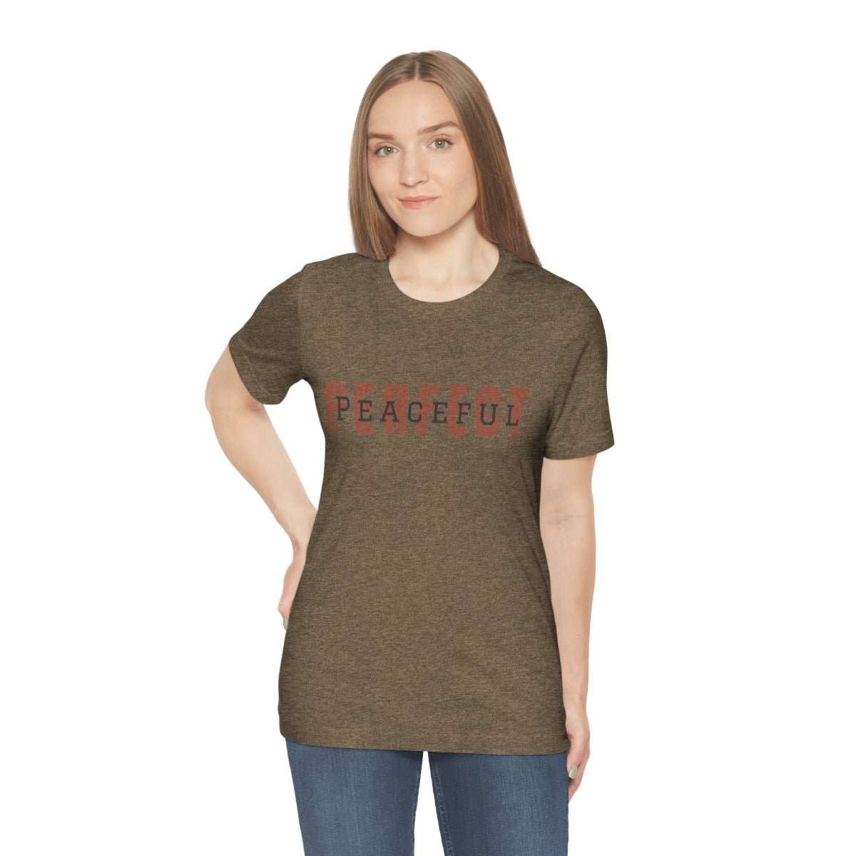 Perfect/Peaceful Logo Jersey Short Sleeve Tee
