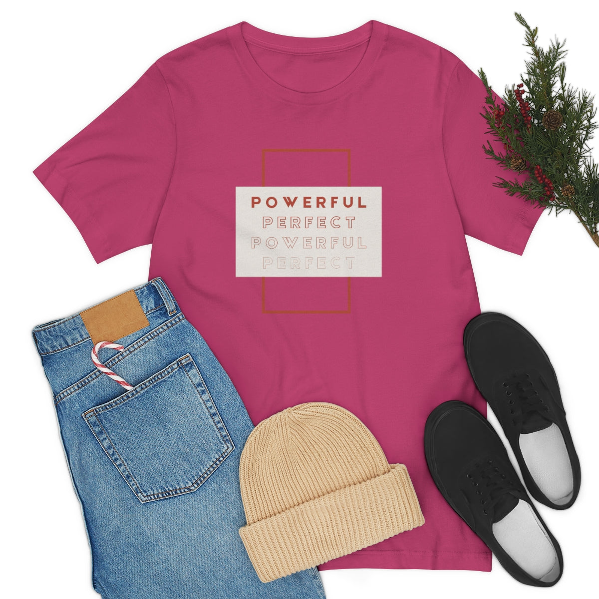 Powerful/Perfect Jersey Short Sleeve Tee