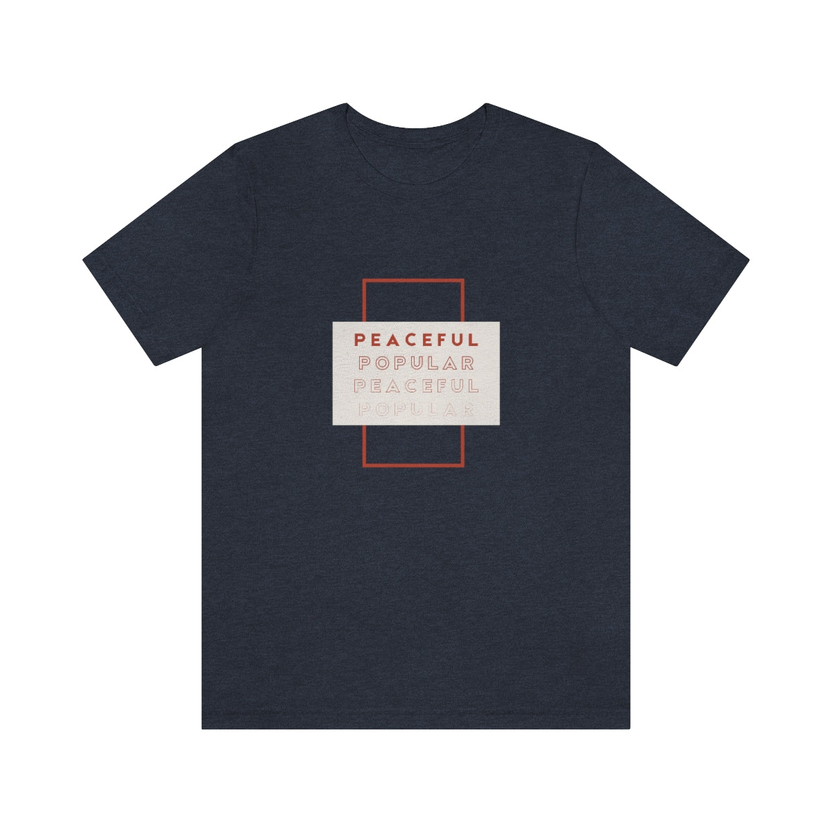 Peaceful/Popular Jersey Short Sleeve Tee
