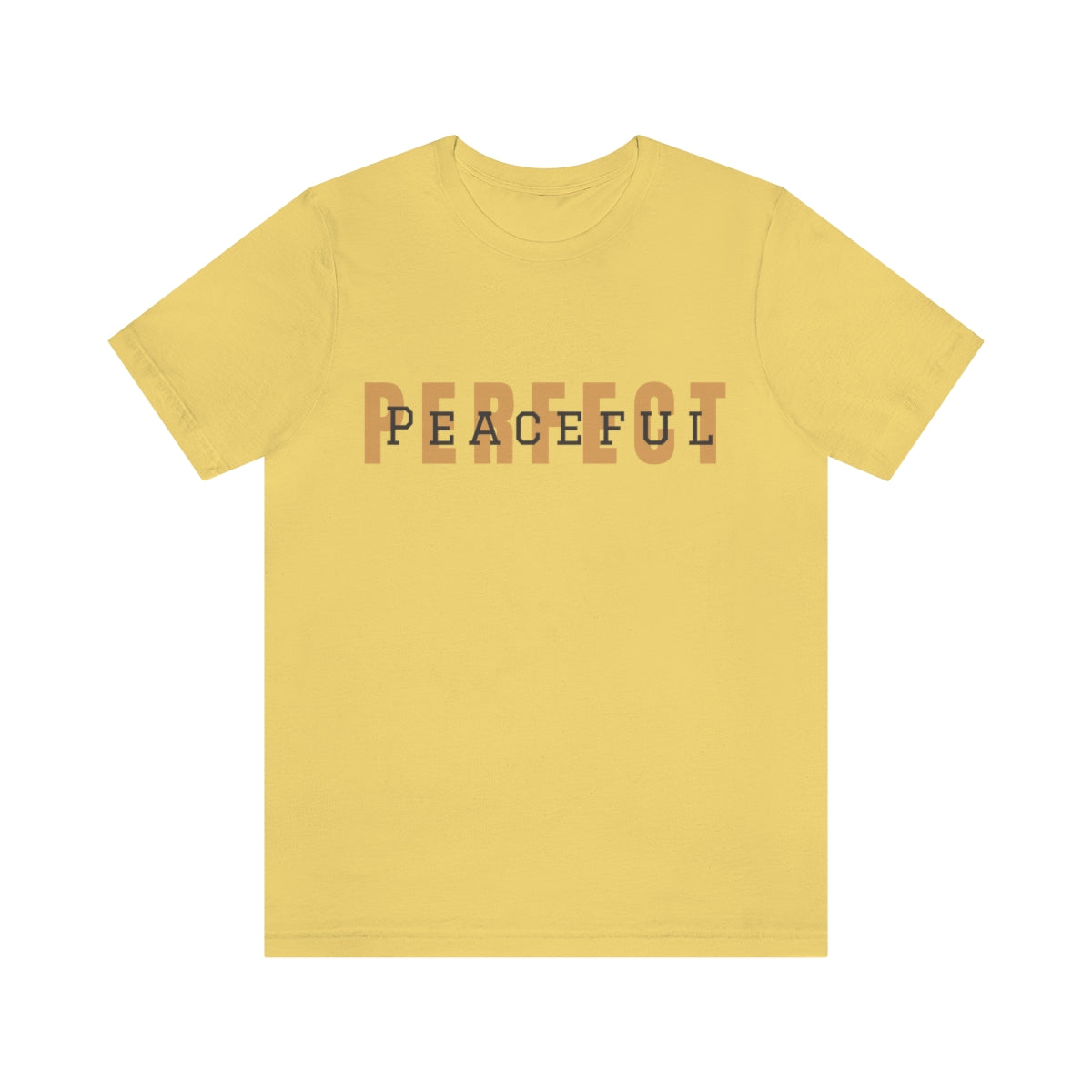 Perfect/Peaceful Logo Jersey Short Sleeve Tee